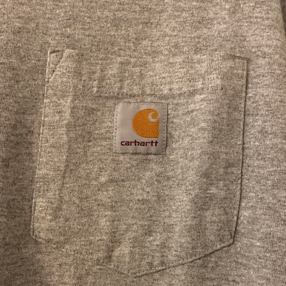 Carhartt Men’s XL long sleeve T-shirt, NWOT, Light grey. Great for Christmas! - Picture 2 of 4